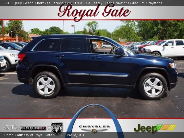 2012 Jeep Grand Cherokee Laredo 4x4 in True Blue Pearl