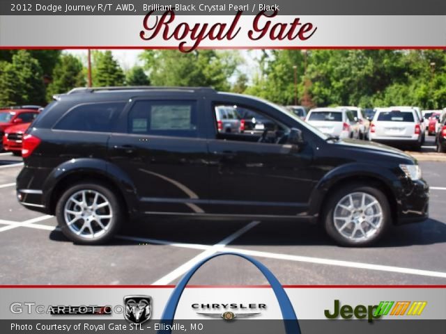 2012 Dodge Journey R/T AWD in Brilliant Black Crystal Pearl