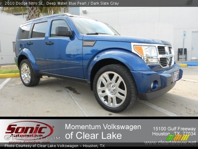 2010 Dodge Nitro SE in Deep Water Blue Pearl
