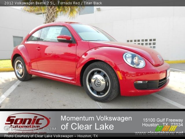 2012 Volkswagen Beetle 2.5L in Tornado Red