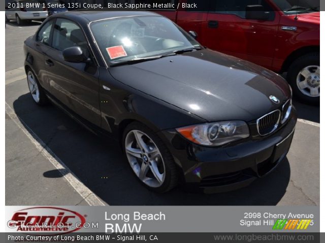 2011 BMW 1 Series 135i Coupe in Black Sapphire Metallic