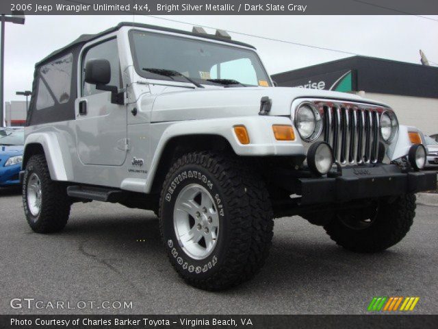 2006 Jeep Wrangler Unlimited 4x4 in Bright Silver Metallic