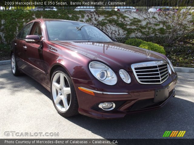 2009 Mercedes-Benz E 350 Sedan in Barolo Red Metallic