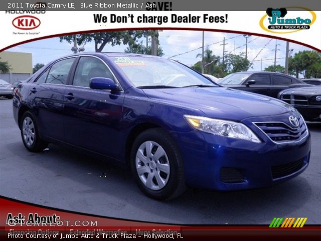 2011 Toyota Camry LE in Blue Ribbon Metallic