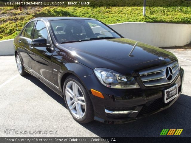 2012 Mercedes-Benz C 250 Sport in Black