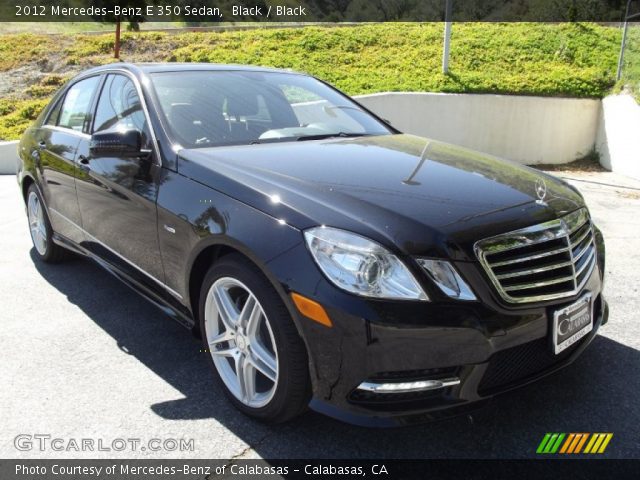 2012 Mercedes-Benz E 350 Sedan in Black