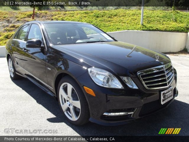 2012 Mercedes-Benz E 350 Sedan in Black