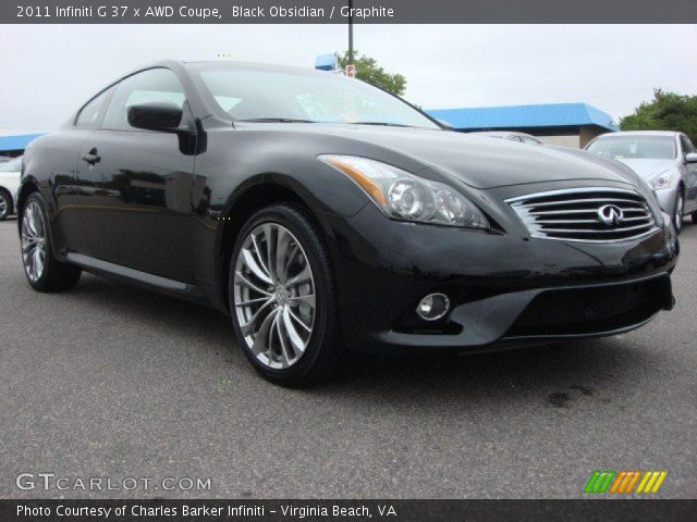 2011 Infiniti G 37 x AWD Coupe in Black Obsidian