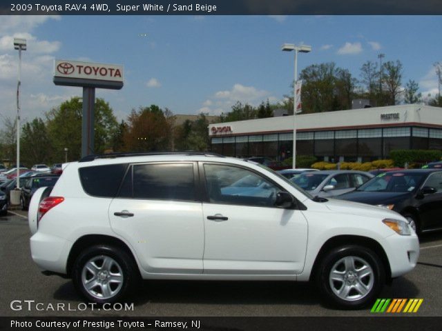 2009 Toyota RAV4 4WD in Super White