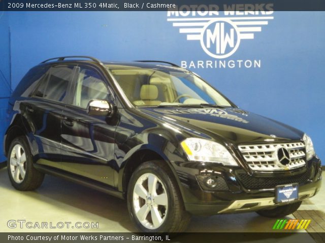2009 Mercedes-Benz ML 350 4Matic in Black