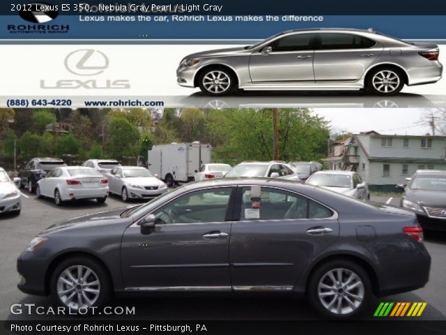 2012 Lexus ES 350 in Nebula Gray Pearl