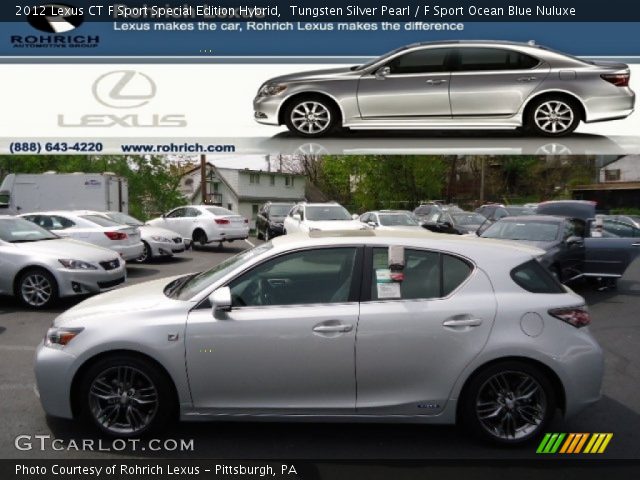 2012 Lexus CT F Sport Special Edition Hybrid in Tungsten Silver Pearl