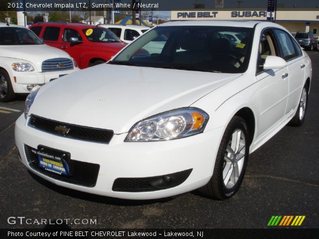 2012 Chevrolet Impala LTZ in Summit White