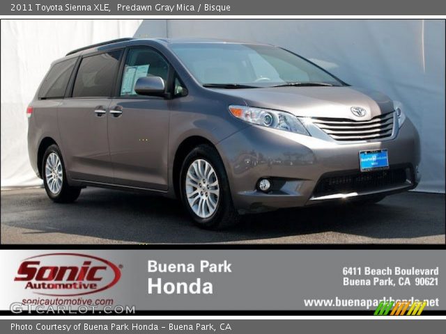 2011 Toyota Sienna XLE in Predawn Gray Mica