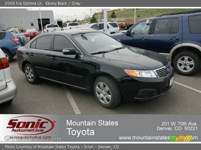 2009 Kia Optima LX in Ebony Black