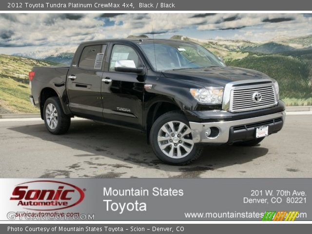 2012 Toyota Tundra Platinum CrewMax 4x4 in Black