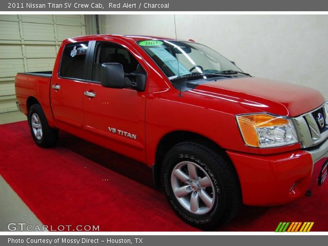 2011 Nissan Titan SV Crew Cab in Red Alert