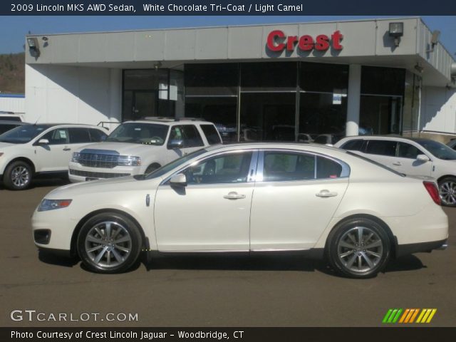 2009 Lincoln MKS AWD Sedan in White Chocolate Tri-Coat