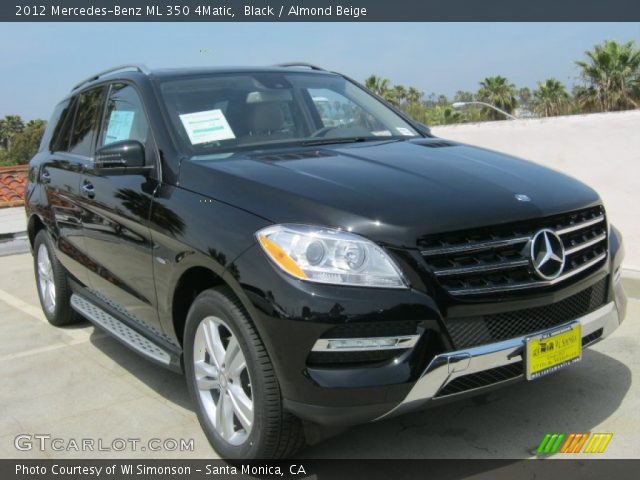2012 Mercedes-Benz ML 350 4Matic in Black