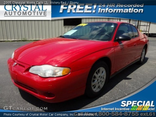 2005 Chevrolet Monte Carlo LS in Victory Red