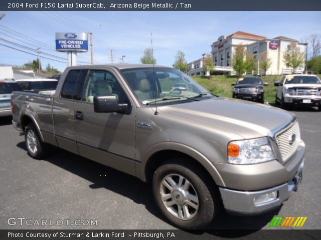 2004 Ford F150 Lariat SuperCab in Arizona Beige Metallic