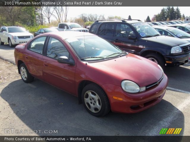 2001 Plymouth Neon Highline LX in Salsa Red Pearl