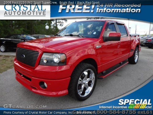 2008 Ford F150 FX2 Sport SuperCrew in Bright Red