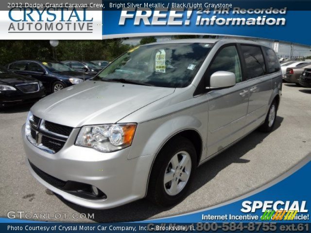 2012 Dodge Grand Caravan Crew in Bright Silver Metallic