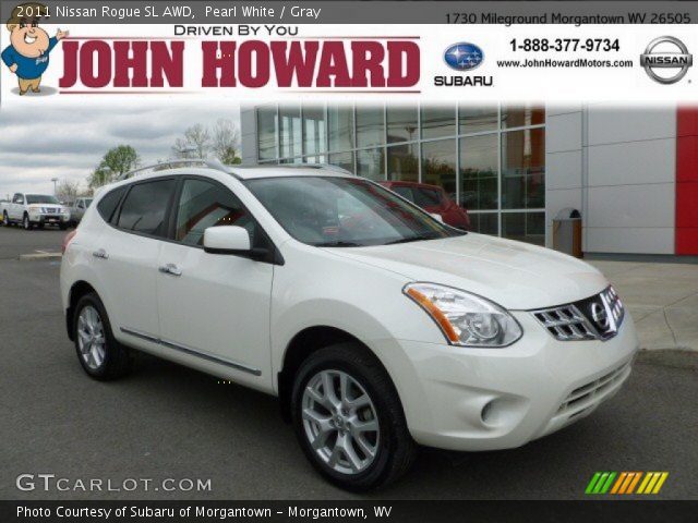 2011 Nissan Rogue SL AWD in Pearl White
