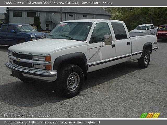 2000 Chevrolet Silverado 3500 LS Crew Cab 4x4 in Summit White