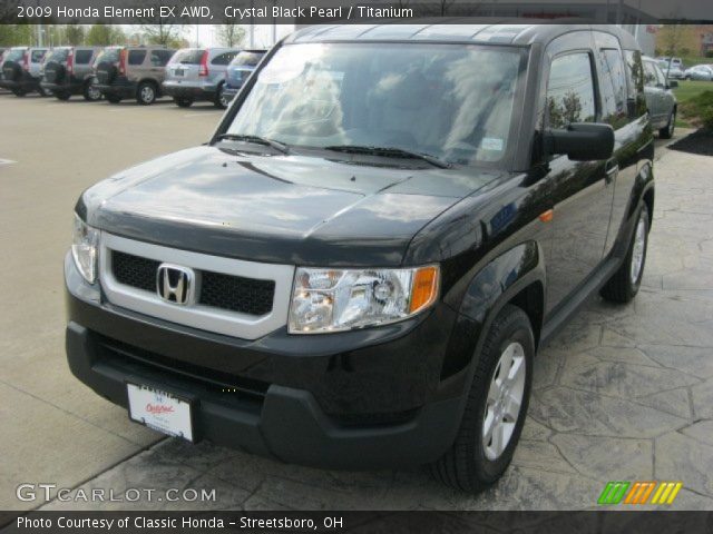 2009 Honda Element EX AWD in Crystal Black Pearl