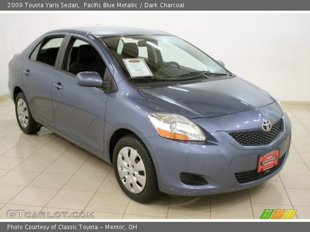 2009 Toyota Yaris Sedan in Pacific Blue Metallic