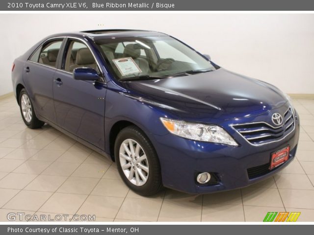 2010 Toyota Camry XLE V6 in Blue Ribbon Metallic
