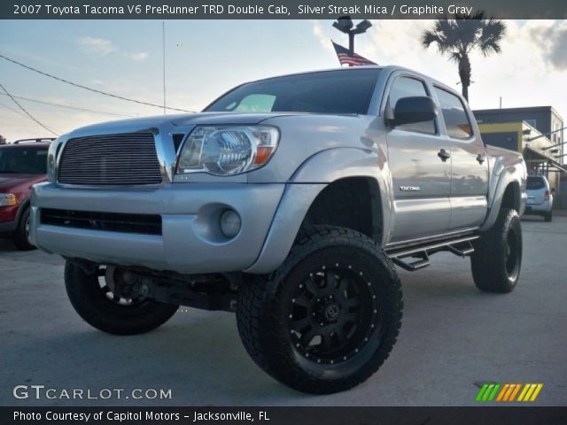 2007 Toyota Tacoma V6 PreRunner TRD Double Cab in Silver Streak Mica