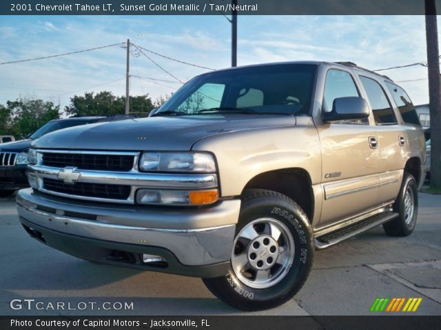 2001 Chevrolet Tahoe LT in Sunset Gold Metallic