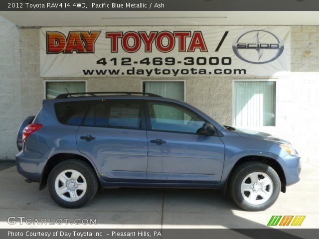 2012 Toyota RAV4 I4 4WD in Pacific Blue Metallic
