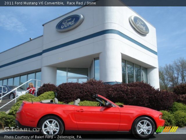 2011 Ford Mustang V6 Convertible in Race Red