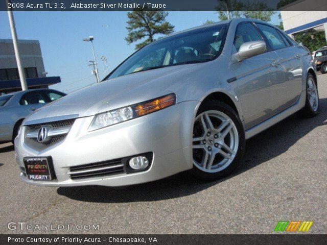 2008 Acura TL 3.2 in Alabaster Silver Metallic