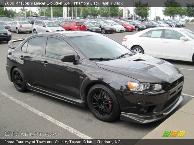 2008 Mitsubishi Lancer Evolution GSR in Phantom Black Pearl