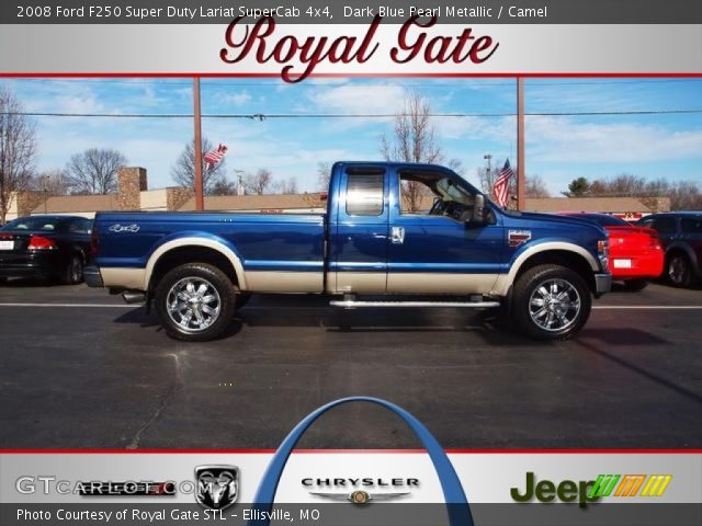2008 Ford F250 Super Duty Lariat SuperCab 4x4 in Dark Blue Pearl Metallic