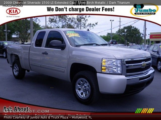 2009 Chevrolet Silverado 1500 LS Extended Cab in Silver Birch Metallic