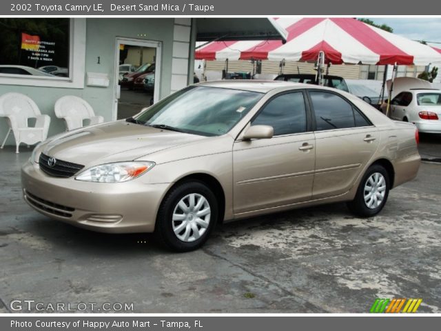 2002 Toyota Camry LE in Desert Sand Mica