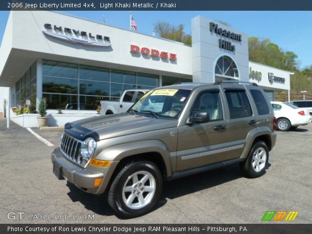 2006 Jeep Liberty Limited 4x4 in Light Khaki Metallic
