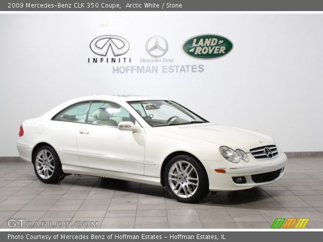 2009 Mercedes-Benz CLK 350 Coupe in Arctic White