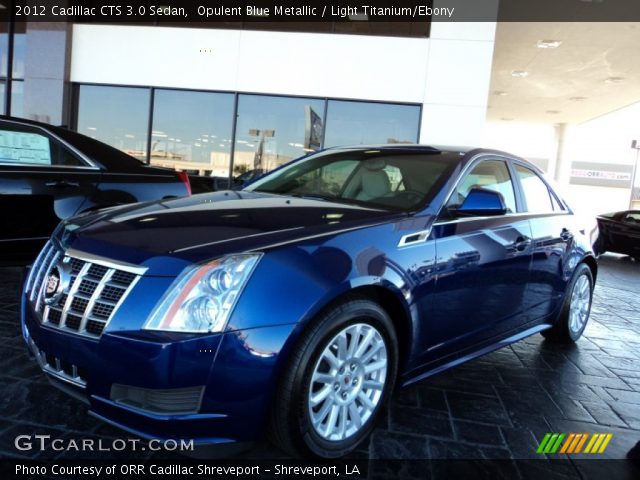 2012 Cadillac CTS 3.0 Sedan in Opulent Blue Metallic