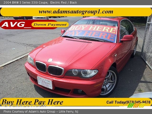 2004 BMW 3 Series 330i Coupe in Electric Red