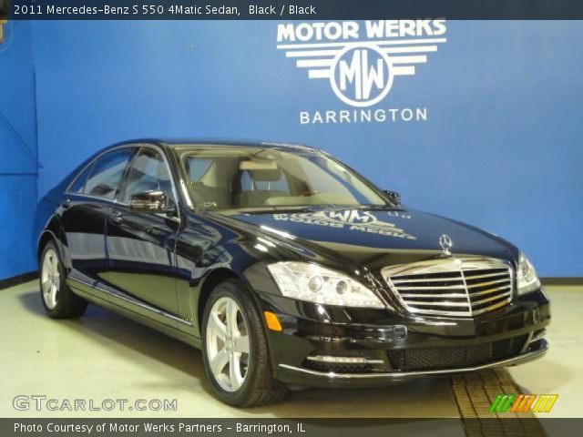 2011 Mercedes-Benz S 550 4Matic Sedan in Black