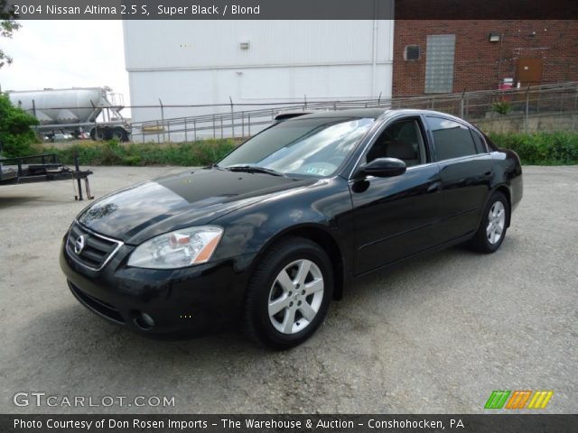 2004 Nissan Altima 2.5 S in Super Black