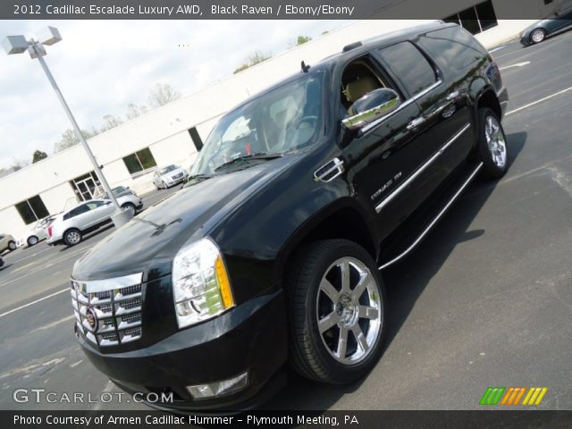 2012 Cadillac Escalade Luxury AWD in Black Raven