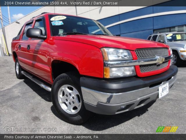 2004 Chevrolet Avalanche 1500 4x4 in Victory Red